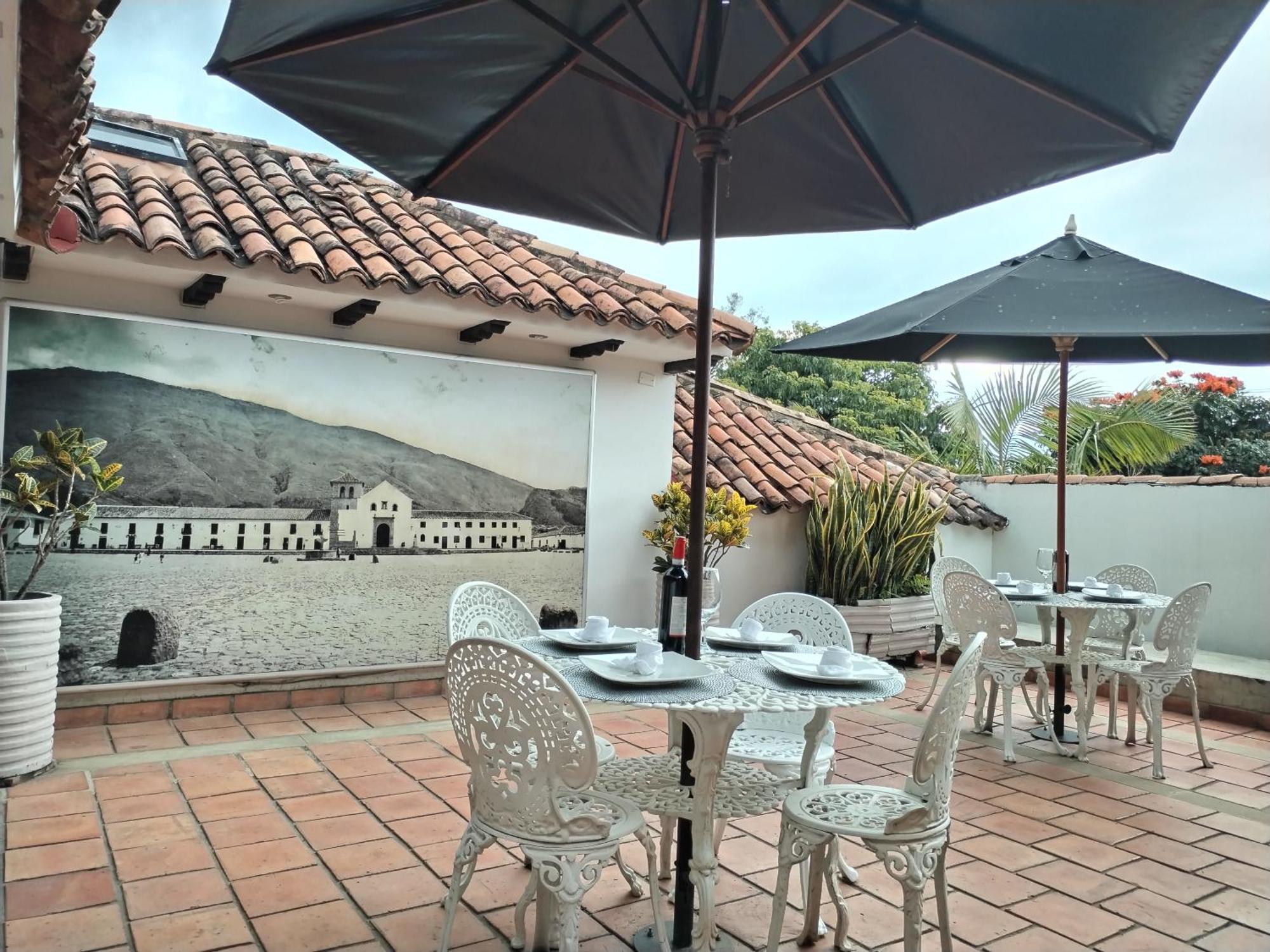 Santa Maria De Leyva Hotel Boutique ビージャ・デ・レイバ エクステリア 写真